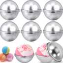 12 Pieces Bath Bomb Molds, 2.1 Inches Bath Bomb Press Mold Making Kit for DIY Making Supplies, Crafting Your Own Handmade SPA, 6 Set