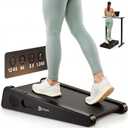LifePro PacerMini Compact Walking Pad Treadmill with Incline Under Desk Walking Treadmill for Home Mini Apartment & Office Portable Low Profile Quiet Electric with Remote Control & LED Display