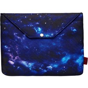 Galaxy Book Sleeve Protector Pouch Book Covers for Paperbacks, Book Sleeves with Zipper Padded, 11.4 Inch X 9 Inch (Galaxy)