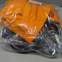 ZeroShop Halloween Costume for Men Prisoner Jumpsuit Jail Convict Jailbird Orange Outfit and Accessories (Large)