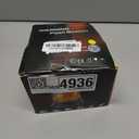 Amber Beacon Strobe Lights w/Magnetic Base, 12-24V Warning Safety Flashing Emergency Mini Light Bar for Trucks Vehicles Car