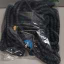 Flexi Hose Expandable Garden Hose with 8 Function Nozzle, 100FT - Lightweight Retractable Garden Hose, Water Hose - No-Kink Flexibility, 3/4 Inch Solid Brass Fittings and Double Latex Core