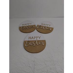 14 " Egg Happy Easter Wall decor 3 pcs 14 " Egg Happy Easter Wall decor 3 pcs