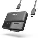 Unitek M.2 NVME SATA SSD Enclosure-2 in 1 Tool-Free Portable 10Gbps NVMe PCI-E M.2 and SATA SSD External Adapter USB 3.2 Hard Drive Reader for 2230/2242/2260/2280 NVMe and 2.5" /3.5" SSD