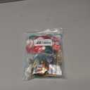 67PCS Dollhouse Accessories Doll House Miniatures Christmas Decoration Small Scene Model Light Mini Tree Gift Boxes Fake Light Door Mini Scene Model Pretend Toys DIY Festival Holiday Party Favors Gift