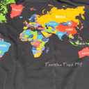 Travelkin Luggage Covers For Suitcase Tsa Approved,Suitcase Cover Protector Fit 18-32 Inch Luggage (Map, M)