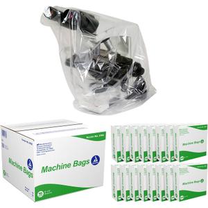 Dynarex Machine Bags - Clear Plastic Bags for Covering Tattoo Machines, Equipment Storage - Open Ended Sleeves - Bulk Box of 500, 16 Boxes Per Case, 8000 Total