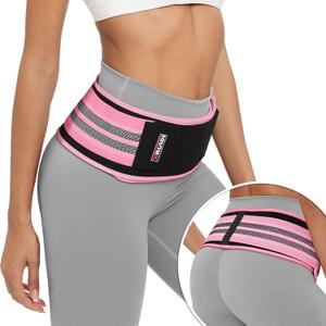 Sacroiliac SI Joint Hip Belt, Lower Back Support Brace for Women Men, Pelvic Support Belt for Sciatica, Pelvis, Lumbar & Nerve Pain Relief Devices Trochanter Belt(Regular M/L) (Regular(Hip Size 36''-48''), SI-Pink)