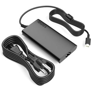 100W USB C Laptop Adapter Charger Compatible with Dell Pro 14 13 16 Plus 2-in-1/Rugged 14 13 Premium RB14250 PC14250 PC14255 PC16250 PB14250 PB14255 PB16250 PA13250 PA14250 Power Supply