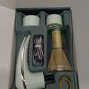 Matcha Mate Electric Powered Bamboo Whisk - Traditional Whisking with Electronic Precision - Rechargeable Portable Tea Frother, Stirrer, Mixer, Making Machine Set Accessories Kit - Gift (Gift Set)