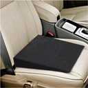 Auto Seat Wedge Leveling Cushion, Comfortable Ergonomic Wedge Foam Pad Car Seat Cushion, Angled Design Rear Seat Pad Office Chair Support Cushion for Pain Relief