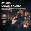 Xvive U35 Dynamic Microphone Wireless System with 5.8GHz XLR Transmitter and Receiver