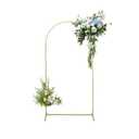Wedding Arch Backdrop Stand, Gold Metal Arch Backdrop Stand for Wedding Baby Shower, Birthday, Anniversary, Graduation Garden Balloon Arch Decoration (Gold-5.9+6.6+7.2ft)