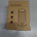 Milk Frother, 4-in-1 Milk Steamer and Frother, 8.1oz/240ml Automatic Warm and Cold Foam Maker, Auto Shut-Off Frother for Coffee, Latte, Cappuccino, Macchiato(Black)