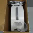 Bubble Machine Automatic Bubble Blower for Kids Toddlers LED Bubble Maker Electric Auto Rotating 45/360 Outdoor Toy for Easter and Birthday Gift Party Wedding (Spherical White)