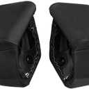 King Tour Luggage Pack 6.5" Rear Speakers Pod Kit fits for Harley Touring Electra Glide, Street Glide, Ultra Limited, Road Glide Ultra and Tri Glide Models 2014-2023,Left and Right (Black)