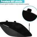 uxcell Front Right Bumper Tow Hook Cover for Mercedes-Benz CLA250 2014-2023 Base 2.0L L4 - Gas Front Bumper Tow Hook Eye Cap No.A1178850622 Black