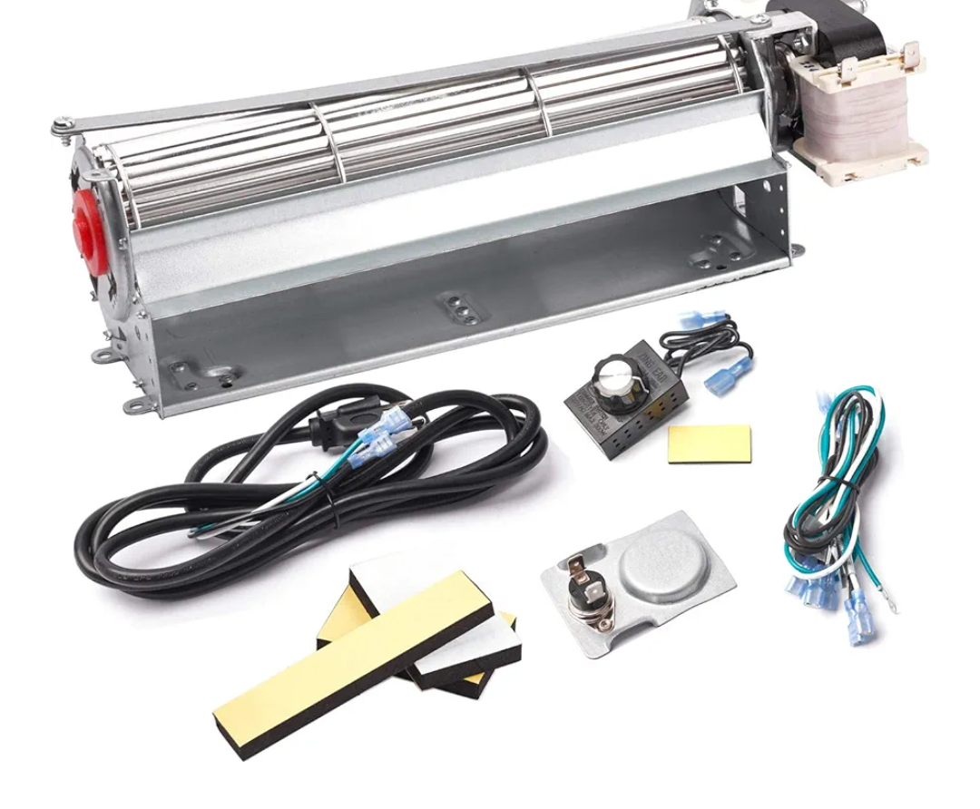 Replacement Fireplace Blower Kit for Heatilator, Majestic, Temco Fireplaces, FK4 GFK4B GFK4 Fireplace Blower Kit for Heatilator ND4236, NDV4236I, Rotom HBRB74K | Quiet Fireplace Blower