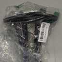 2 Pack 24Artificial Topiary Ball Tree with Spike Soft Cypress Realistic Faux Cedar Pines Spring Trees UV Rated Fake Shrubs for Spring Pot Fillers Front Door Porch Indoor Outdoor Decor