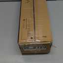 AMADA HOMEFURNISHING Bathroom Shelves with Towel Bar, Floating Shelves, Wall Shelves for Bathroom/Living Room/Kitchen/Bedroom, Rustic Brown, Set of 2 - AMFS01BN