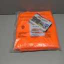 13"x56" Airport Windsock | Heavy Duty, All Weather, Waterproof, UV Fade Resistant, High Vis Fluorescent, Quad Stitched, Zip Ties Included, for Industrial, Aviation, and Agricultural Use | Orange