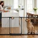 90.6-95.2 Inch Extra Wide Baby Gate for Stairs Doorways