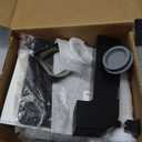 Delta Modern 14 Series Square Bathtub and Shower Faucet Set, Matte Black Shower Head and Handle Set, Valve Trim Kit, Matte Black T14467-BL-PP (Valve Not Included)