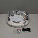 Chonsun Christmas Village Sets 5.3 Inch Animated Christmas Ice Skating Rink Moving USB/3AA Batteries Music Xmas Trees Decorations Indoor LED Lights Figurines for Room Tabletop Decor