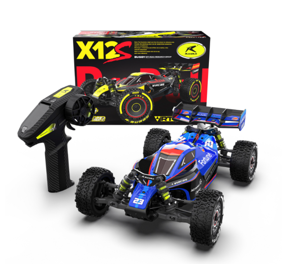 RLAARLO X12S 1/12 RC Car Brushless 4WD RC Buggy 90KM/H High Speed Off-Road Remote Control 2200Mah Battery