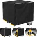 Generator Cover Waterproof,600D Polyester with Elastic Drawstring While Running Outdoors, Weather/UV Resistant Generator Cover for Universal Portable Generators 5500-15000 Watt (38''L x 28''W x 30''H), XL