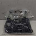 Mylldey Mens Turtleneck Sweaters Cable Knit Long Sleeve Men's Pullover Sweaters (Large, Black)