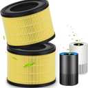 2Pack AP-S0610L HEPA Replacement Filter Compatible With MOOKA AP-S0610L Air-Purifier Pet Mode Filter, 3-IN-1 H13 True Hepa Filter & High-Efficiency Activated Carbon for smoke, odor, dander, etc