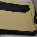 Amazon Basics Portable Folding Soft Dog Crate for Cat, Dog, Rabbit, Double Door with Mesh Ventilation, Collapsible, Easy to Set Up, Large 36" x 24" x 24", Tan