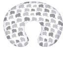 Nursing Pillow and Positioner, Breastfeeding, Bottle Feeding, Baby Sitting Support with Removable Ultra Soft Minky Cover, Tummy Time Support for Baby Boys and Girls