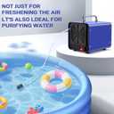 45,000mg/h Commercial Ozone Generator with 600mg/h Water Ozone - Smart Air & Water Purifier for Home, Car, Smoke, Pet Odor Removal, Fruit/Vegetable/Meat/Sea Food Cleaning