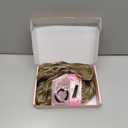 REECHO Curly Hair Extensions, 4PCS 16 inch Clip in Hair Extensions Lace Weft Short Curly Hair Extensions Clip Ins Invisible Natural Hairpieces for Women, Light Ash Brown with Highlights