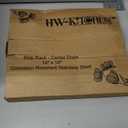 HW Kitchen 12" x 10" Stainless Steel Sink Rack - Farm Sink Protector, Mat, Drying Rack