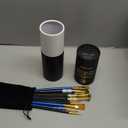 Golden Maple Miniature Paint Brushes, 15PC Model Brushes Micro Detail Paint Brush Set, Fine Detailing for Acrylics, Oils, Watercolors & Paint by Number, Figurine (Black)