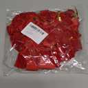 24 Pcs Red Velvet Bows for Christmas Tree,Red Bows Velvet Ornaments Christmas Tree Bow for Gift Wrapping Door Vintage Garland Wreath,Rustic Holiday Decor-1" Wide,3.5 x 3.5 Inch