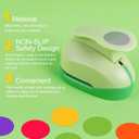 UCEC Hole Punch, Paper Punch, 1.5 Inch Circle Punch, Hole Puncher Shapes, Large Paper Punches for Crafting Scrapbooking Craft Handmade Cards Arts Fun Projects