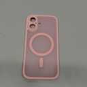 TOCOL Magnetic for iPhone 16 Case, Upgraded Full Camera Protection, Compatible with Magsafe, Drop Protection, Translucent Matte Back Bumper Phone Cover 6.1-Inch (Light Pink)