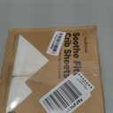 KeaBabies 2-Pack Organic Crib Sheets for Boys, Girls - 52x28 Fitted Crib Mattress Sheet Neutral, Breathable Jersey Cotton Cover for Baby Bed, Toddler Mattress, Soft & Cute Prints (Soft White)