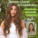 2 x KooKaStyle Invisible Wire Hair Extensions with Transparent Wire Headband Adjustable Size 4 Secure Clips Long Wavy Hairpiece 24 Inch 10/12B#COCOA# for Women