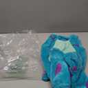 Kuriozud Cute Fuzzy Animal Costume for Baby Girl Boy Halloween Costume Romper with Hat and Leg Warmer 4pcs Cosplay Outfit Monster Blue, 12-18 Monhts