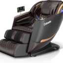 Culanta Massage Chair Full Body, Zero Gravity SL-Track Shiatsu Massage Recliner Chair with Body Scan, Airbags, Foot Rollers, Deep Yoga Stretch, Heating (U1-Brown)