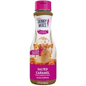 Pack of 2 Salted Caramel Sugar Free Zero Calories Syrup Sauce For Coffee, Dessert, Ice Cream, Yogurt, BB 14/2025