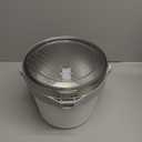 COKTIK 7L Vacuum Insulated Ice Bucket with Lid and Scoop& TongsLarge capacity Stainless Steel Beverage Bucket for Cocktail, Champagne, Wine, BeerLarge PartiesMilk White Suit