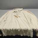 Boys Kids Medieval Pirate Shirt Vampire Costume Renaissance Victorian Scottish Jacobite Ghillie Halloween Tops Beige (10-12 Years)