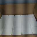 1000-Pack BloominGoods Disposable Bathroom Napkins | Linen-Feel Guest Towels, Made In USA | Cloth-Like Hand Tissue Paper, White, 12" x 17"
