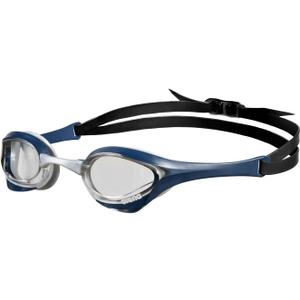 arena Unisex Cobra Ultra Swipe Racing Swim Goggles for Men & Women Anti-Fog Technology Dual Strap, Mirror/Non-Mirror Lens (Clear / Shark / Grey)